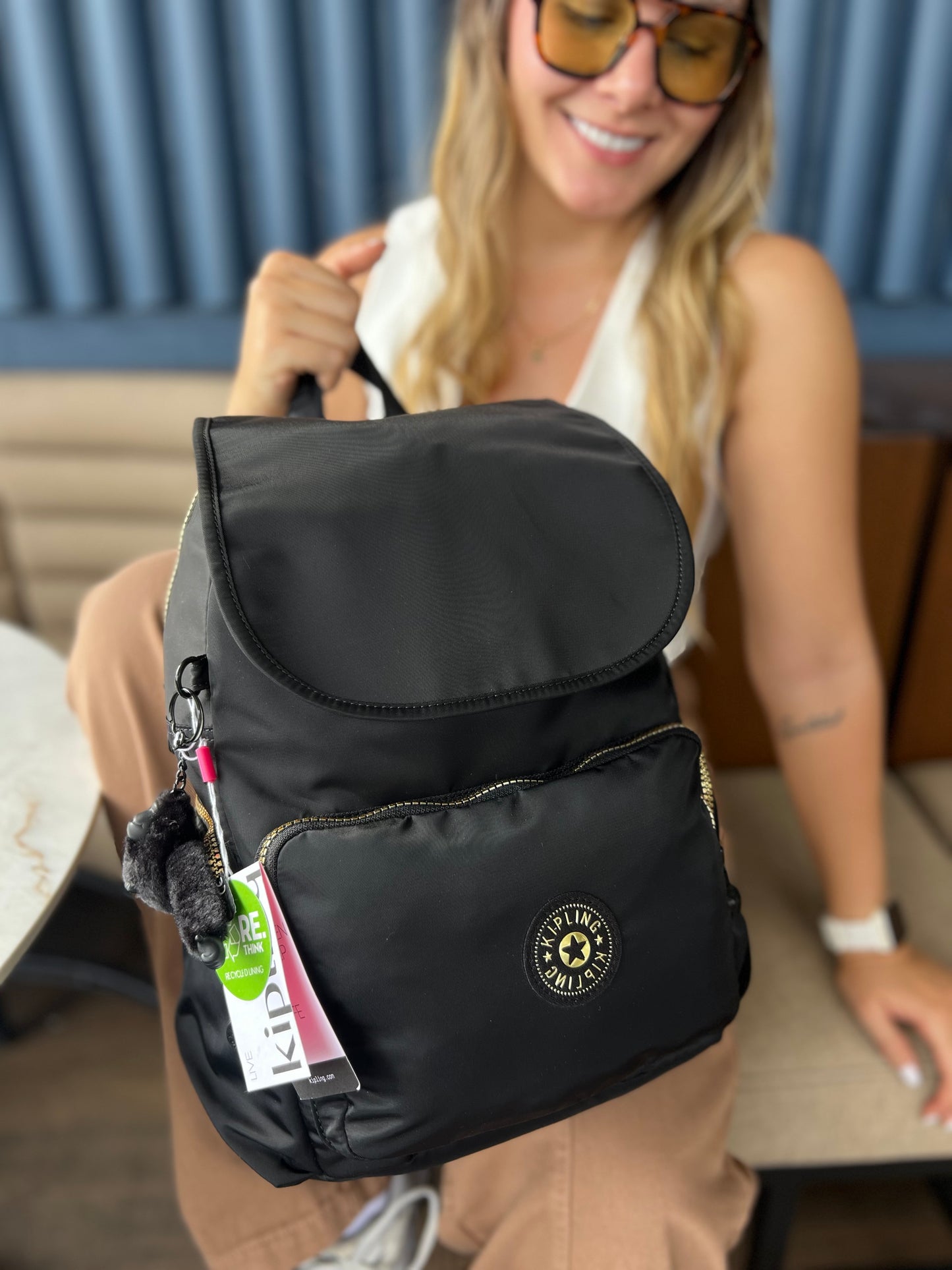 Morral Talla M Negro-Dorado