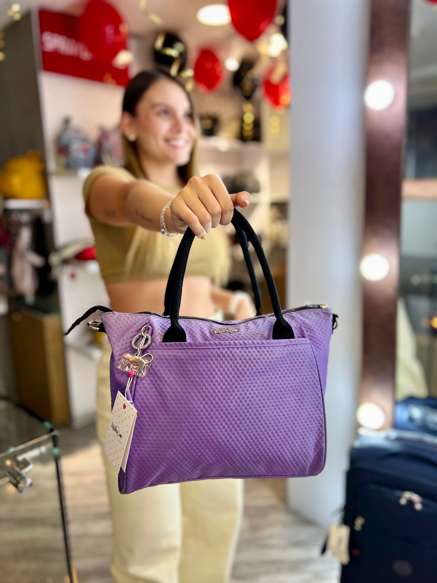 Bolso De Mano Morado
