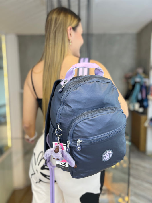 Morral Talla M Morado Metalizado