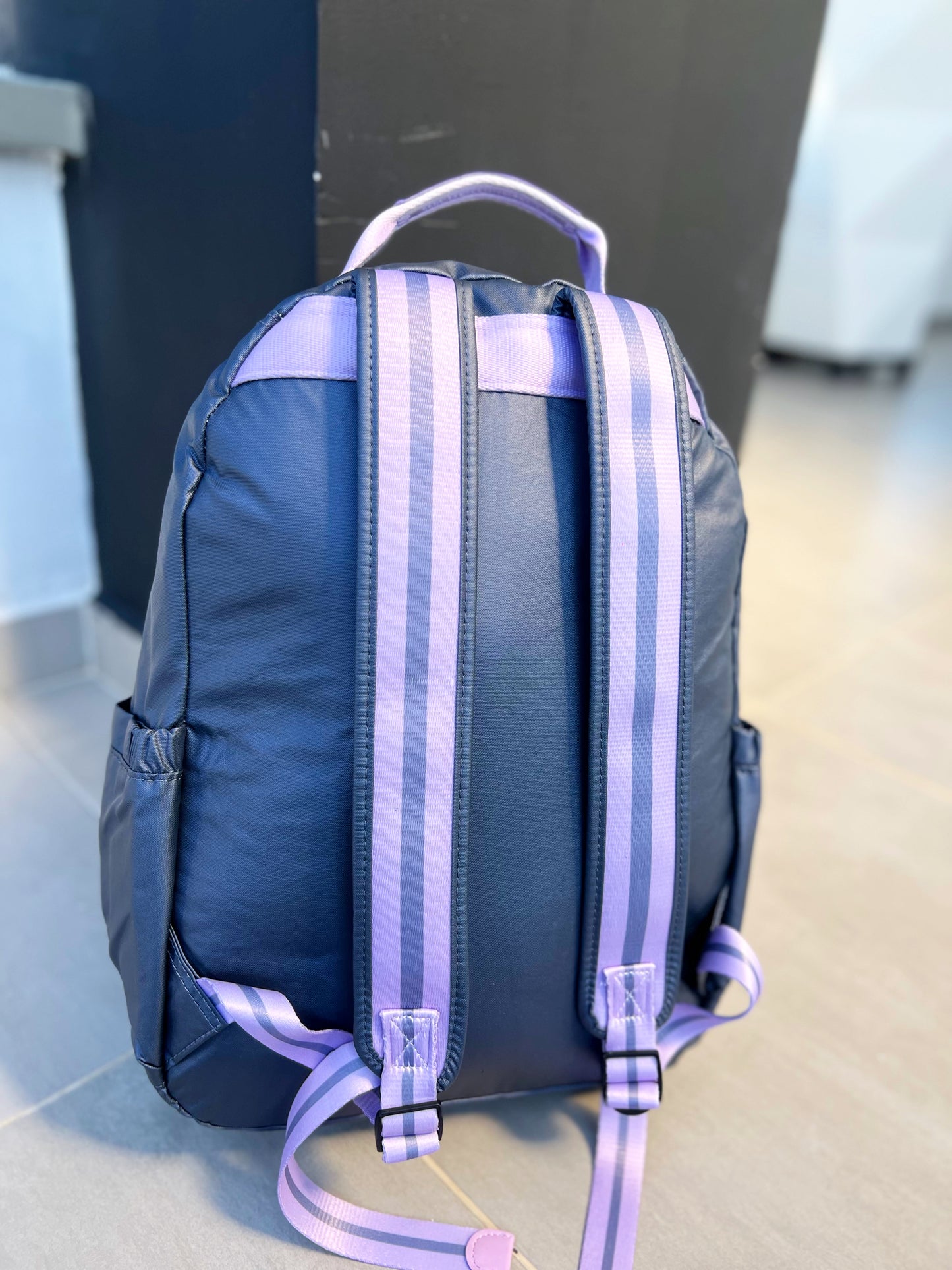 Morral Talla L Morado Metalizado