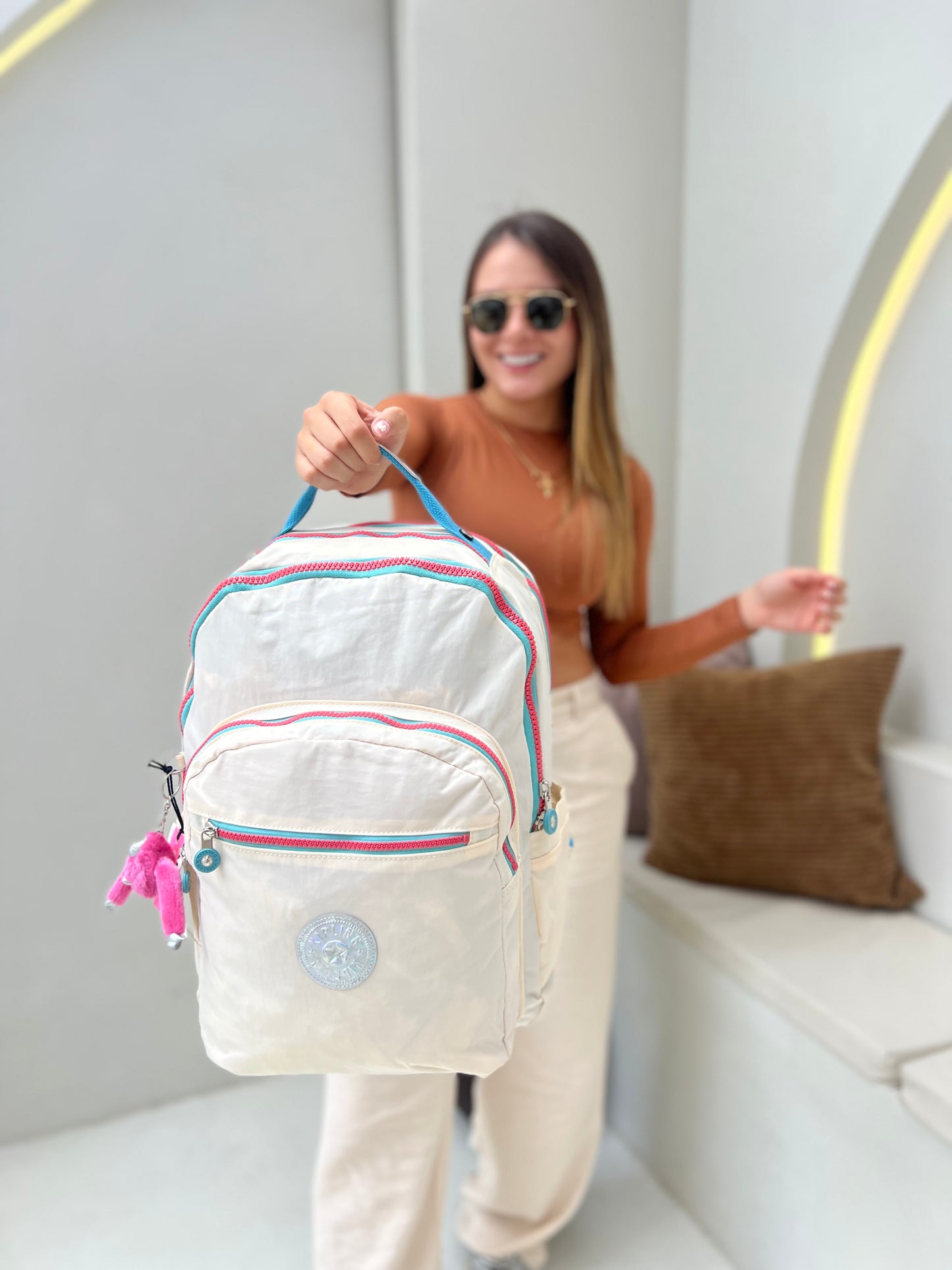 Morral Talla XL Crema