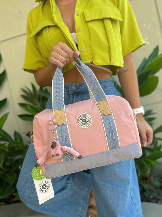 Bolso De Mano Baul Rosado Retro