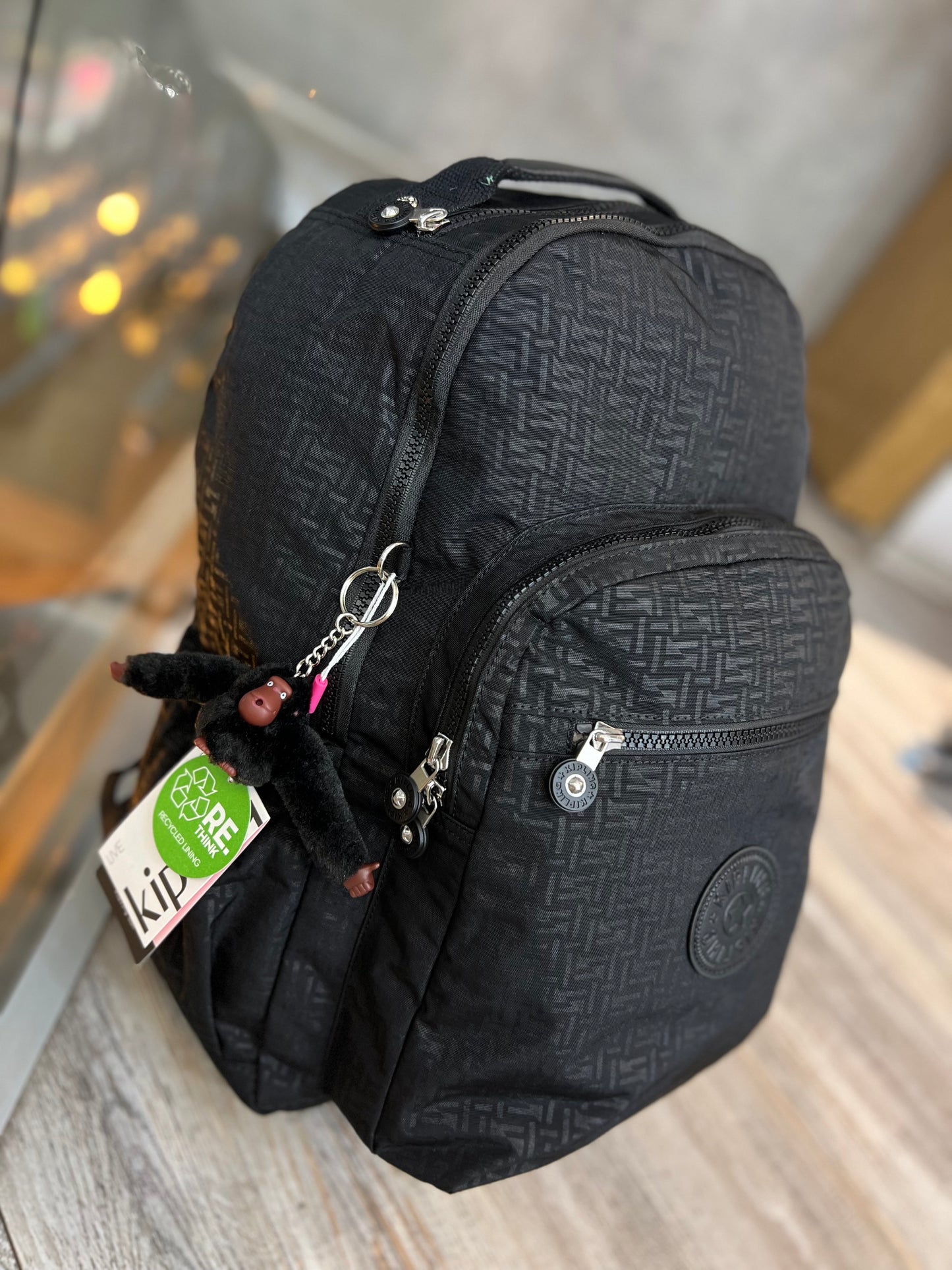 Morral Talla L Negro Estampado