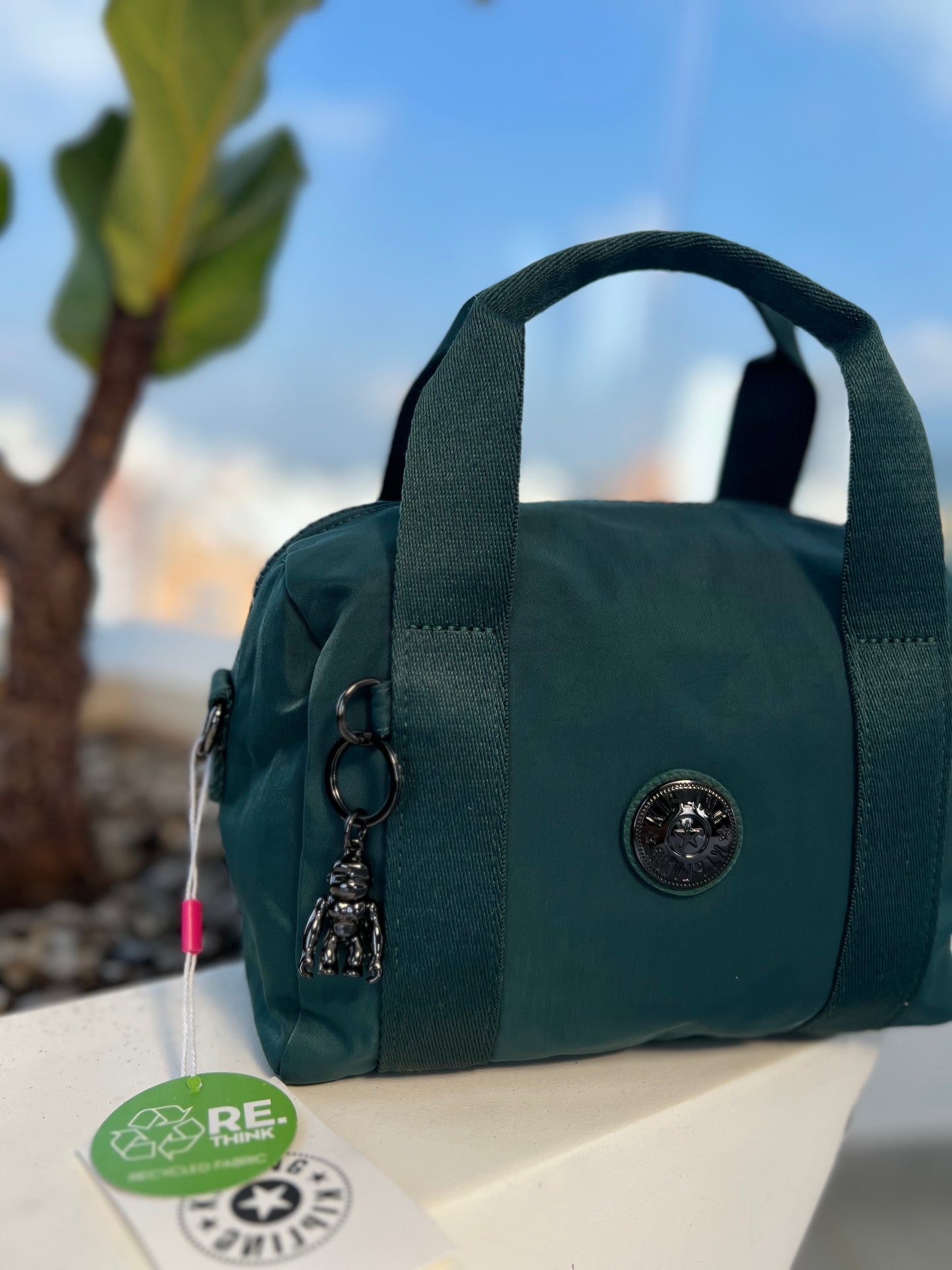 Bolso De Mano Verde Lujo