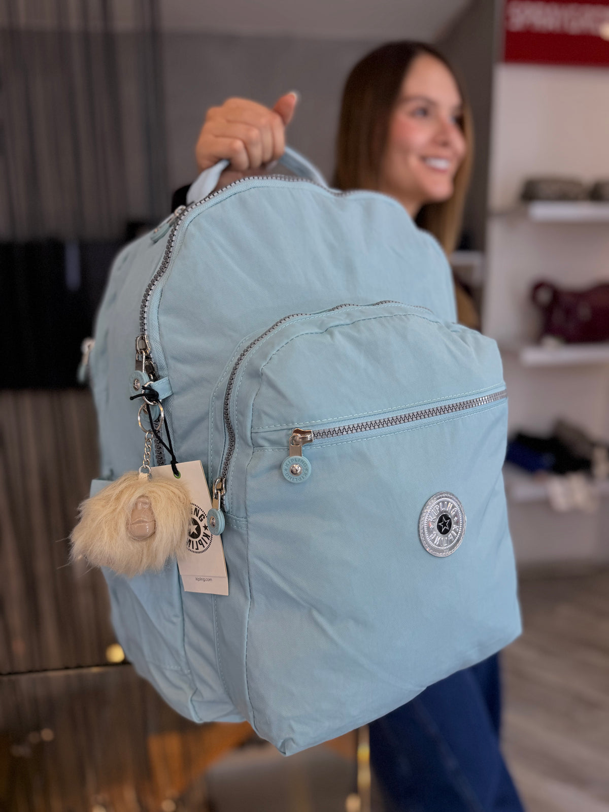 Morral Talla XL Celeste
