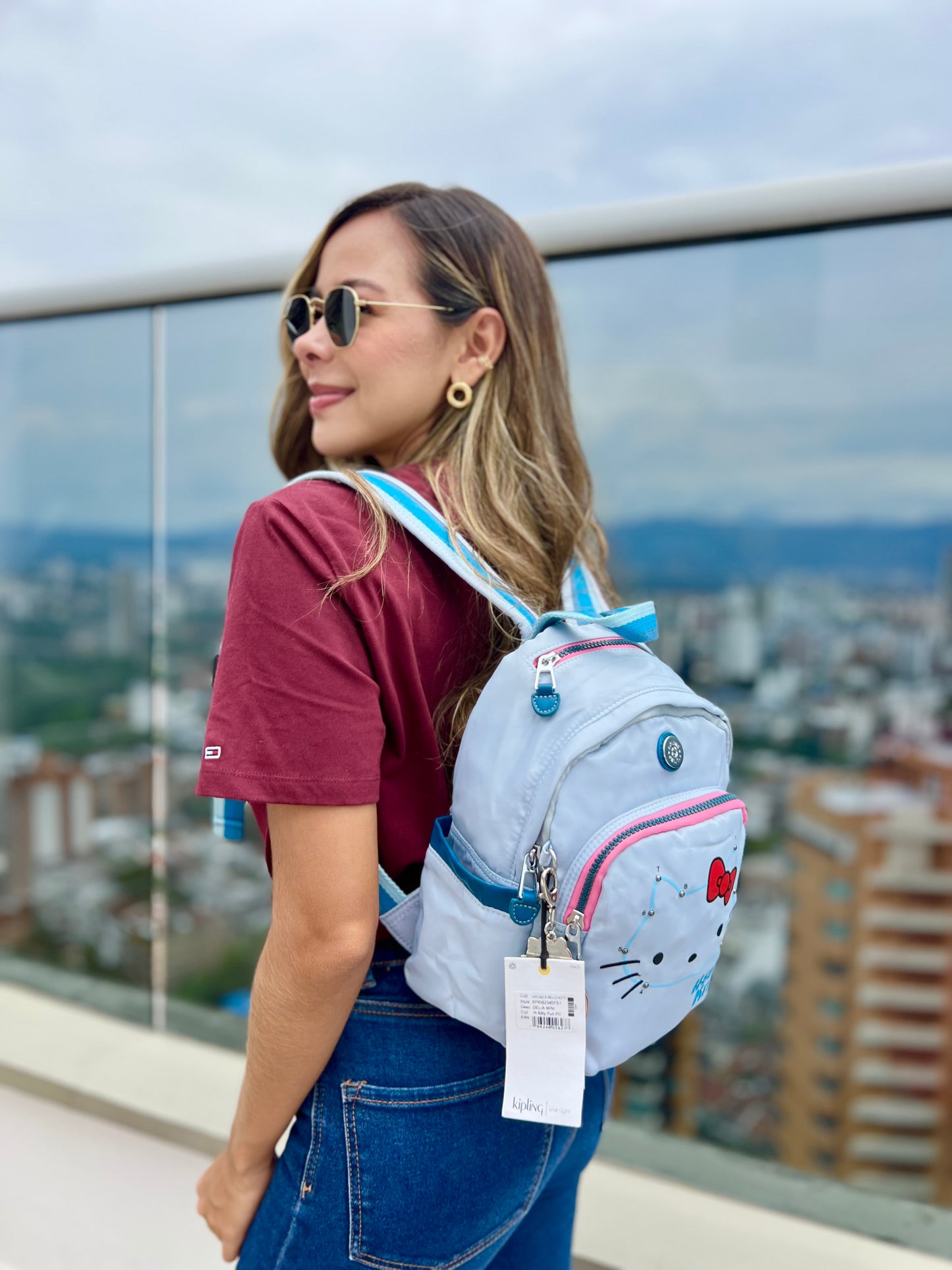 Morral Talla S Hello Kitty Celeste