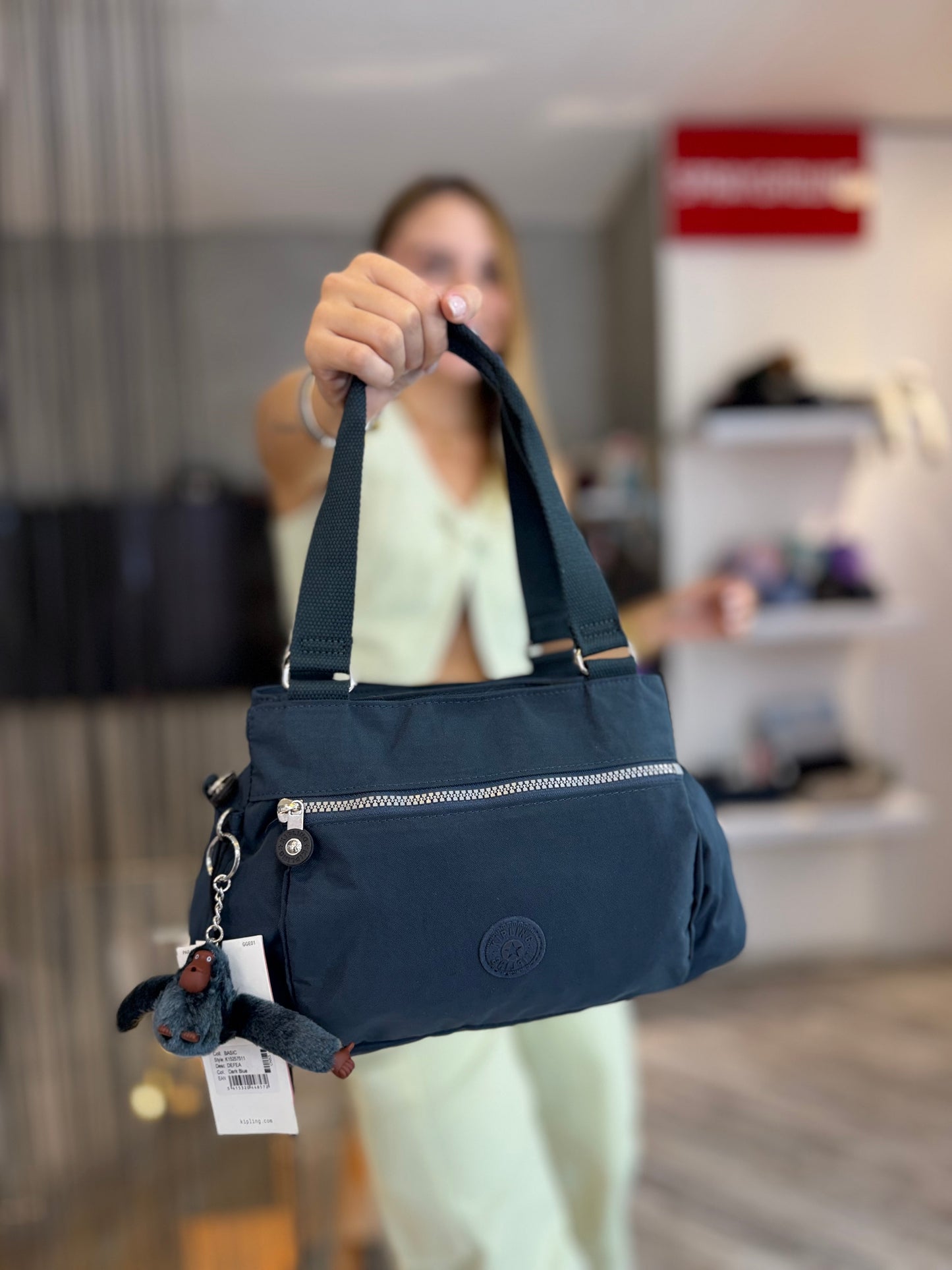 Bolso De Mano Azul