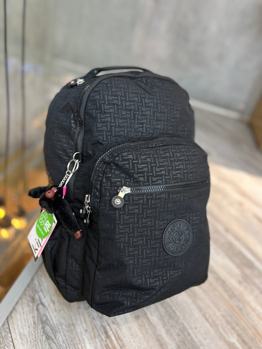 Morral Talla L Negro Estampado