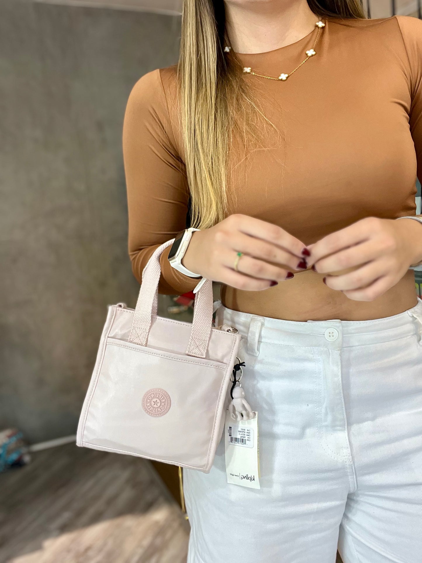 Bolso De Mano Rosa