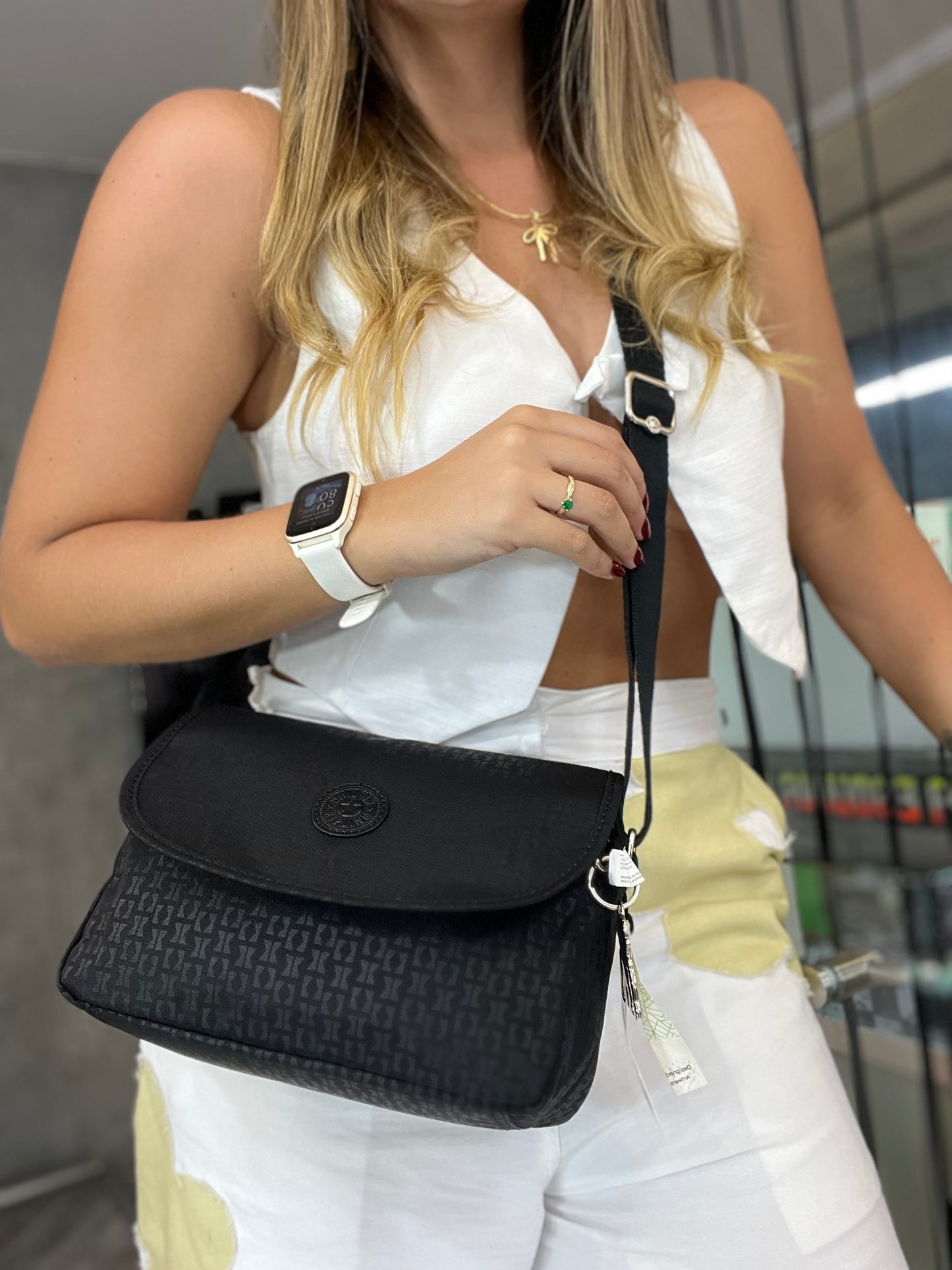 Manos Libres Negro Estampado