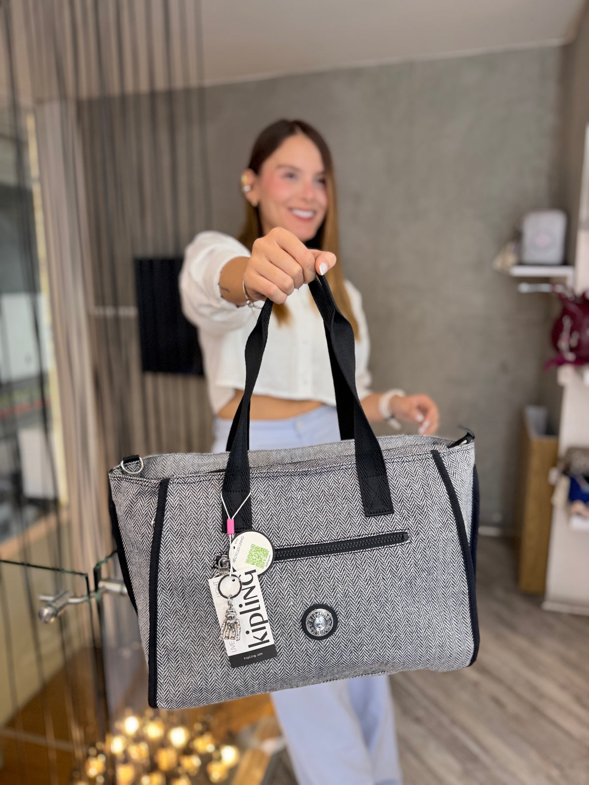Bolso De Mano Negro